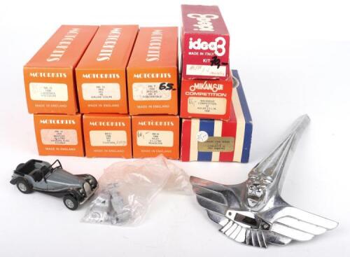 Six unmade White metal Boxed Motor Kits