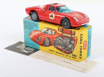 Corgi Toys 314 Ferrari ‘Berlinetta’ 250 Le Mans