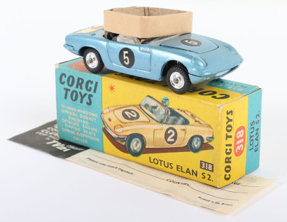 Corgi Toys 318 Lotus Elan S2.