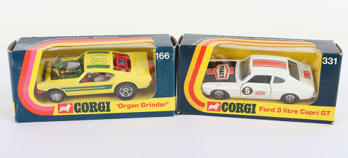 Two Boxed Corgi Whizzwheels Ford Models