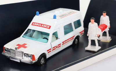 Two Corgi 406 Mercedes Bonna Ambulances - 4