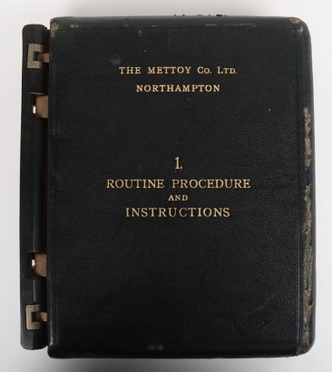 Very Scarce The Mettoy Co Ltd Northampton 1. Routine Procedure and Instructions Report circa 1943