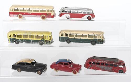 Unboxed French Dinky Toys Bus & Taxi Models