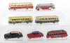 Unboxed French Dinky Toys Bus & Taxi Models - 3