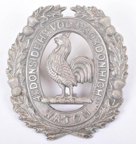 4th Donside Highland Volunteer Battalion Gordon Highlanders Glengarry Badge