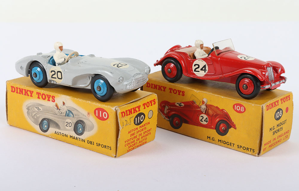 Solido et Dinky Toys - 1:43 - Lot de 5 voitures de course