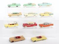 Eleven Unboxed Dinky Toys USA Cars