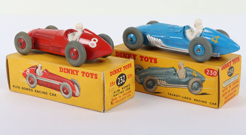 Dinky Toy Racer Two Boxed Dinky Toys Racing Cars