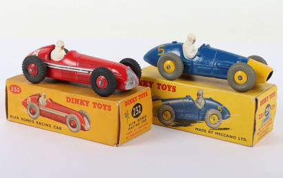 Two Boxed Dinky Toys Racing Cars