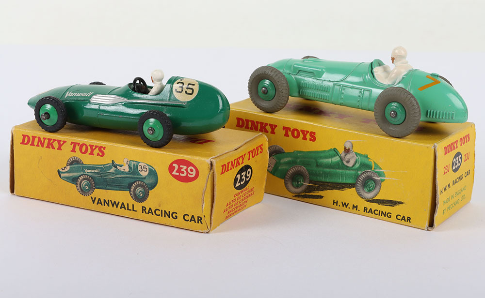 Two Boxed Dinky Toys Racing Cars