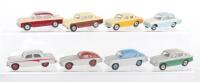 Eight Unboxed Dinky Toys Cars