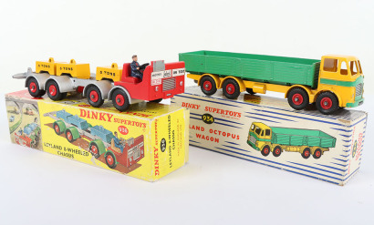 Two Leyland Commercial Dinky Supertoys