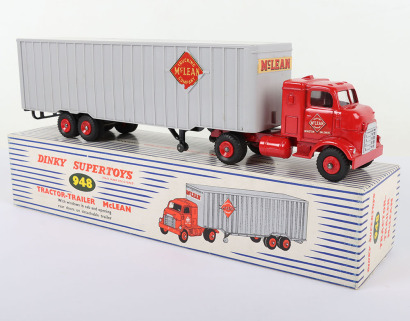 Dinky Supertoys 948 Tractor-Trailer Mclean, with windows