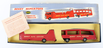 Dinky Supertoys 983 ‘DINKY AUTO SERVICE’ Car Carrier with Trailer