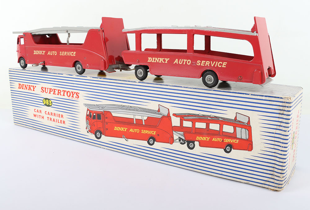 A Dinky Supertoys No.983 Car Carrier With Trailer. (Dinky Auto Service