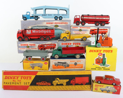 Nine Boxed Vintage Dinky Toys