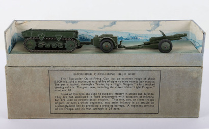 Dinky Toys 162 18-Pounder Quick Firing Field Unit