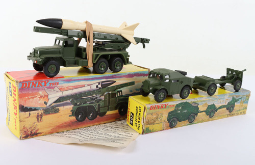 Jouet Ancien Dinky Toys Lance-missiles Honest John - Miniature De Collection, état D'occasion