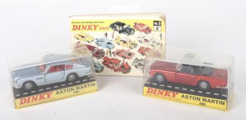 Two Dinky Toys Aston Martin Models,