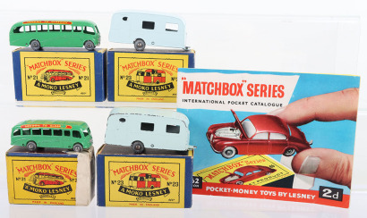 Four Matchbox Moko Lesney Regular Wheels Models