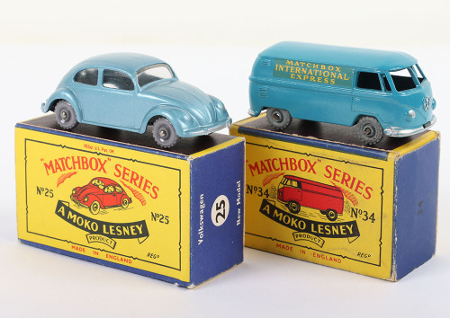 マッチボックス　フォルクスワーゲン No.25 MATCHBOX マッチボックス メタル ピートル フォルクスワーゲン 1962 ピープス ミニカー