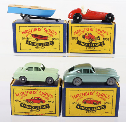 Four Matchbox Moko Lesney Regular Wheels Models