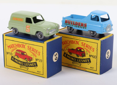 Matchbox Moko Lesney Regular Wheels, 59a Ford Thames Van Singer