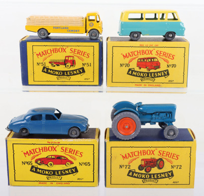 Four Matchbox Moko Lesney Regular Wheels Models