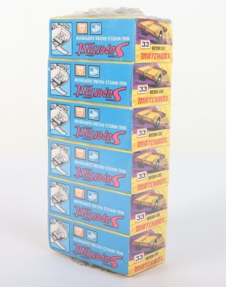 Matchbox Lesney Superfast Trade pack of six 33-B Datsun 126X Models