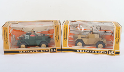 Two Boxed Britains Military Vehicles