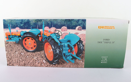 Miniature Universal Hobbies Ford 1940 Deluxe Hot Rod 1/18 - Rouge Et Flammes