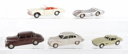 Four Marklin (Germany) Diecast Model Cars