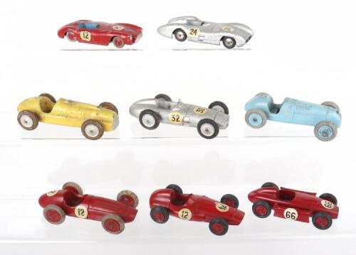 Eight Mercury (Italy) Unboxed Racing Cars