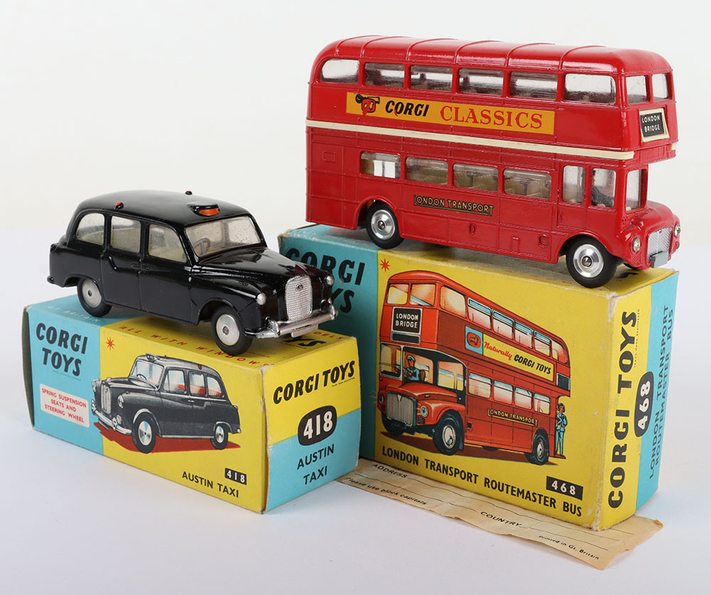 コーギー ルートマスター ロンドンバス ロンドンタクシー 25台セット