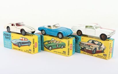 Three Boxed Vintage Corgi Toy Cars