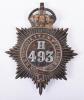 Metropolitan Police Helmet Plate ’H’ Division Stepney Kings crown