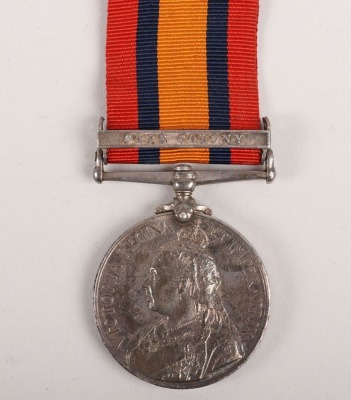 Queens South Africa Medal to the Royal Army Medical Corps, Killed in Action in 1917 During the Great War