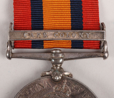 Queens South Africa Medal to the Royal Army Medical Corps, Killed in Action in 1917 During the Great War - 3