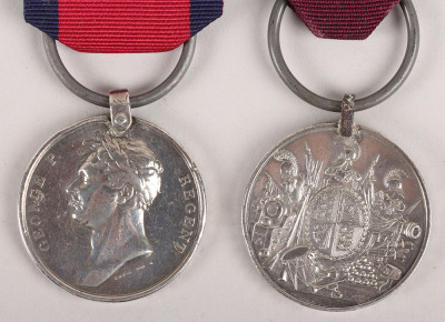 A Fine Battle of Waterloo and Long Service Medal Pair to the 59th (2nd Nottinghamshire) Regiment - 2