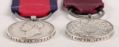 A Fine Battle of Waterloo and Long Service Medal Pair to the 59th (2nd Nottinghamshire) Regiment - 3