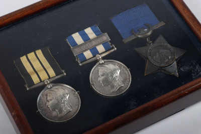 Victorian Medal Group of Three to a Naval Officer who Commanded HMS Coquette During the Ashanti Uprising and Later Saw Service During the 1885 Sudan Campaign - 2