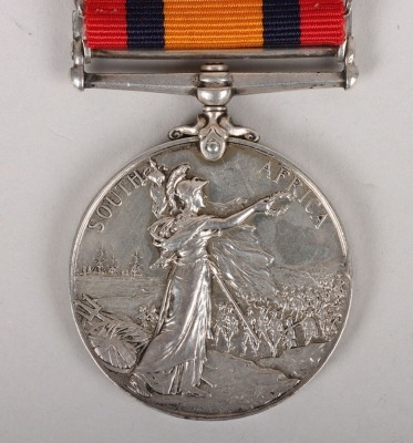 Queens South Africa Medal to a Recipient Who Served in the Maidstone Company Volunteer Medical Staff Corps - 5