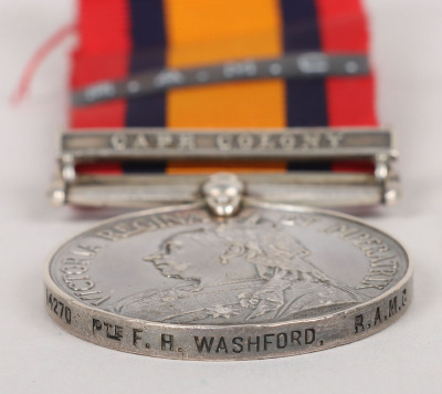 Queens South Africa Medal to a Recipient Who Served in the Maidstone Company Volunteer Medical Staff Corps - 6