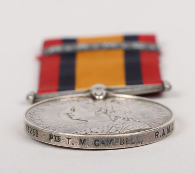 Queens South Africa Medal to the Royal Army Medical Corps - 6