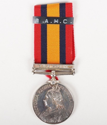 An Interesting Boer War Medal to a Canadian who Served for 22 Years in the British Army with this Being his Only Medal