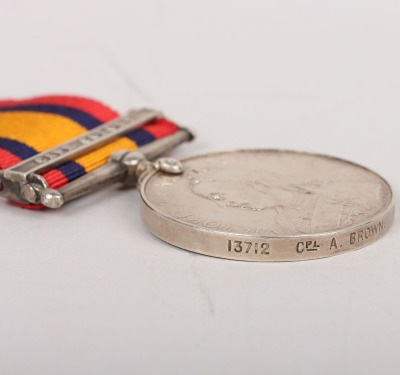 Queens South Africa Medal for Service in the Edinburgh and East of Scotland Hospital Company, Royal Army Medical Corps - 6