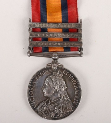 A Nice Queens South Africa Medal to a Long Serving Officer in the Royal Army Medical Corps