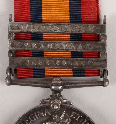 A Nice Queens South Africa Medal to a Long Serving Officer in the Royal Army Medical Corps - 3