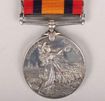 Queens South Africa Medal to a Recipient in the Royal Army Medical Corps who Died of Disease at Pretoria in May 1901 - 4