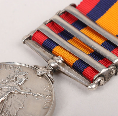 Queens South Africa Medal to the Royal Army Medical Corp for Service in the Second Boer War - 6